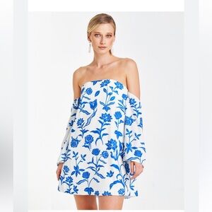 Mestiza Siciliana Off the Shoulder Mini Dress NWT